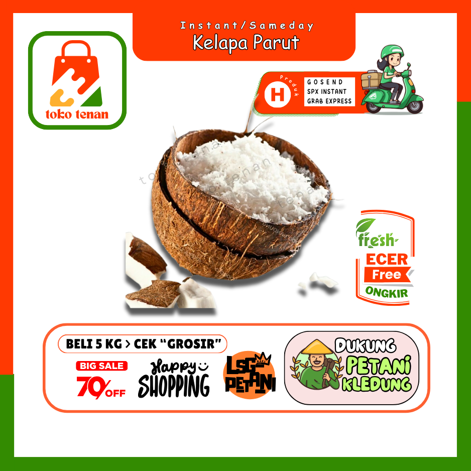 

Tokotenan // Kelapa Parut -- Sayur Gunung Ecer (H)