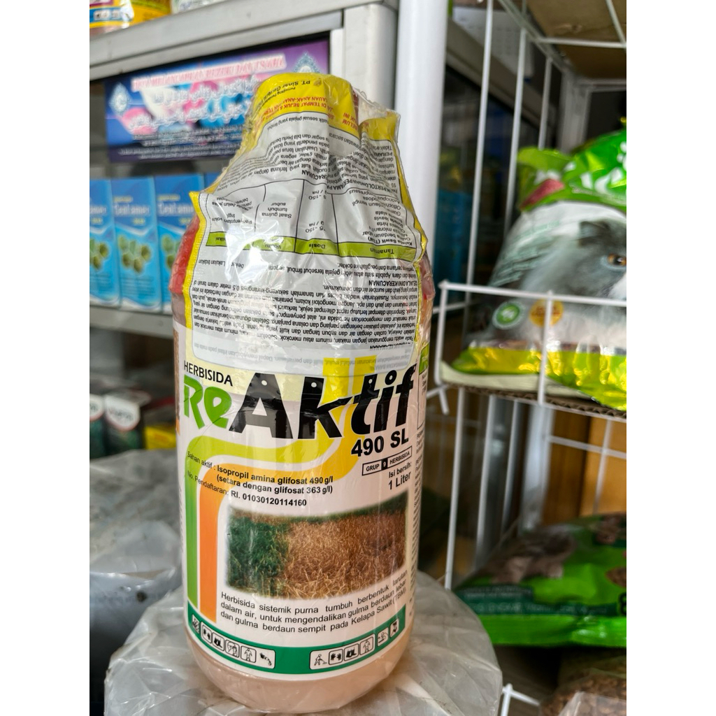 Herbisida ReAktif 490 SL / 1 liter / Pembasmi Rumput Sampai Akar