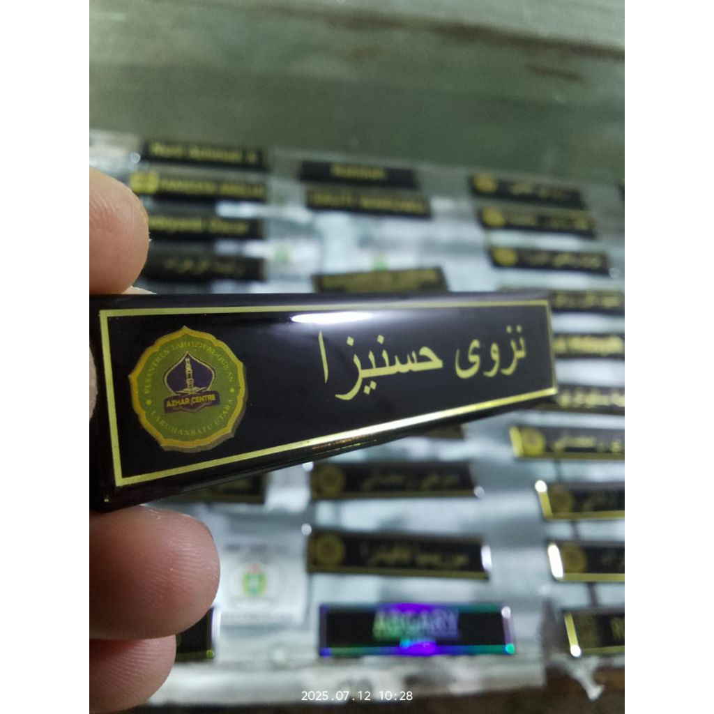 

NameTAG Papan Nama Costume Akrilik Penitik Magnet Scurity PNS ASN PEGAWAI DOKTER PERAWAT