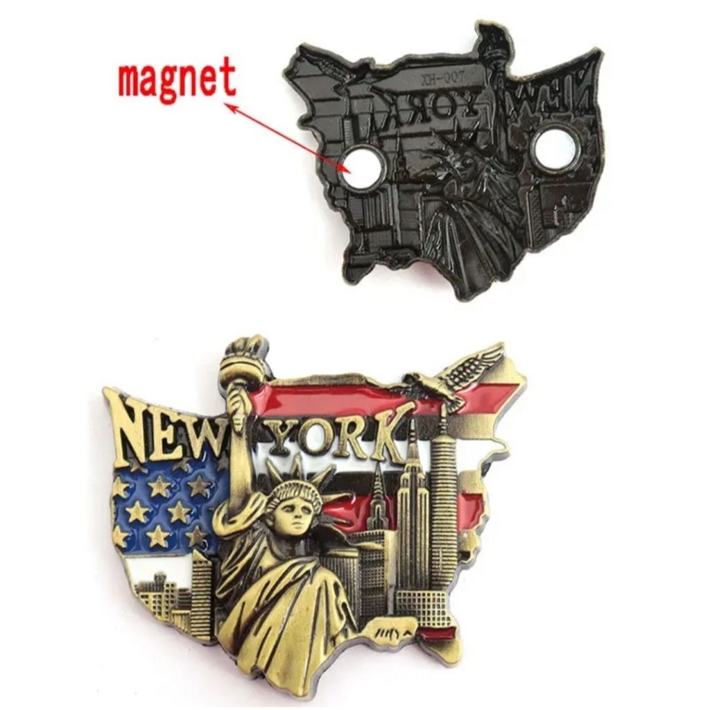 tempelan kulkas las vegas souvenir magnet newyok Amerika magnet los angeles Amerika magnet kulkas Ne
