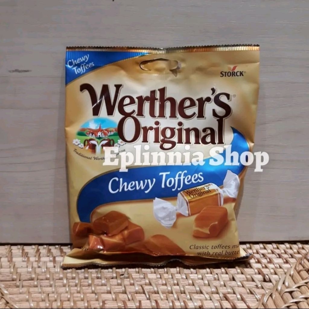 

Storck Werther's Original Chewy Toffees 80 gr - Permen Lunak Caramel