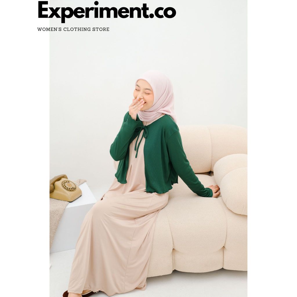 experiment.co | Seya Cardigan Crop | Outer Tali Lengan Panjang