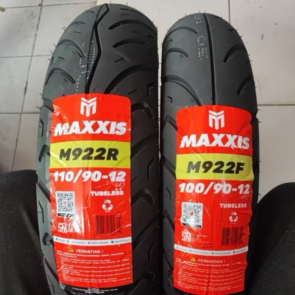 Ban Scoopy Beat Ring 12 Maxxis 100/90-12 & 110/90-12 Depan Dan Belakang