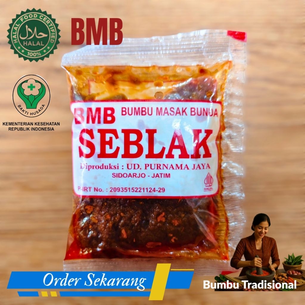 

BMB - BUMBU SEBLAK - BUMBU MASAK BUNDA - BUMBU INSTAN