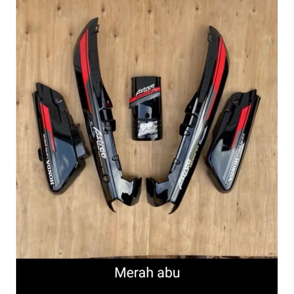 paket bodi grand bulus full set cover body belakang grand Astrea bulus