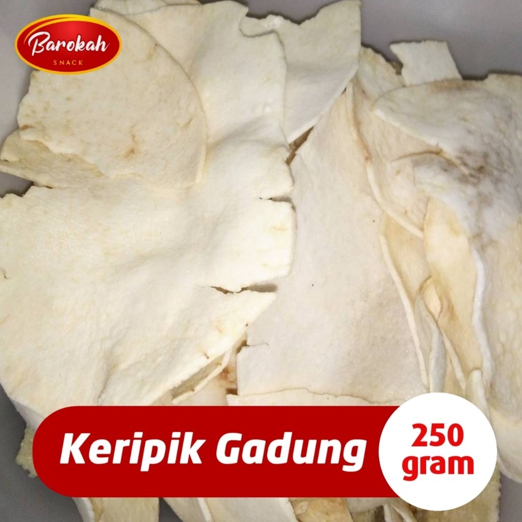 

Keripik Gadung Matang Renyah Kiloan Kemasan 250 Gram