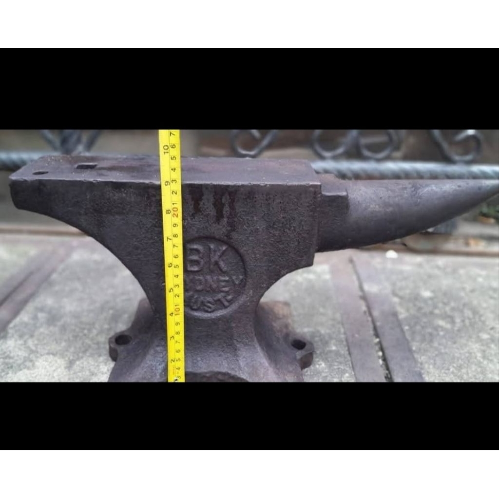 paron anvil landasan tempa blacksmith bahan Baja BK sydney