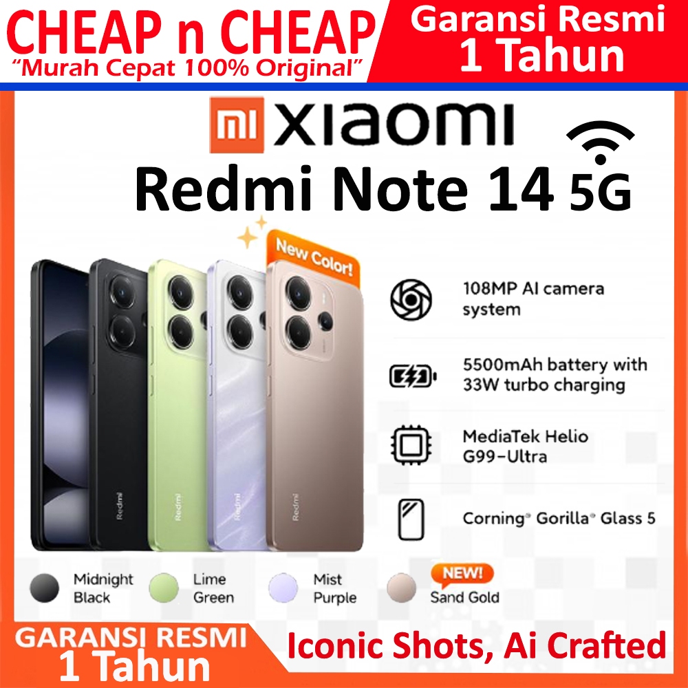 Xiaomi Redmi Note 14 5G 8GB 256GB AMOLED