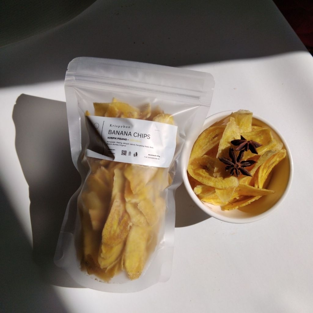 

Krispyboo - Camilan Snack Keripik Pisang Premium | Original