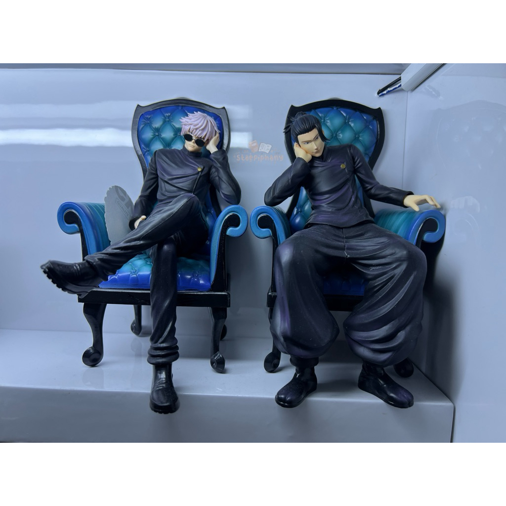 Jujutsu Kaisen Gojo Satoru Geto Suguru Sitting Figure