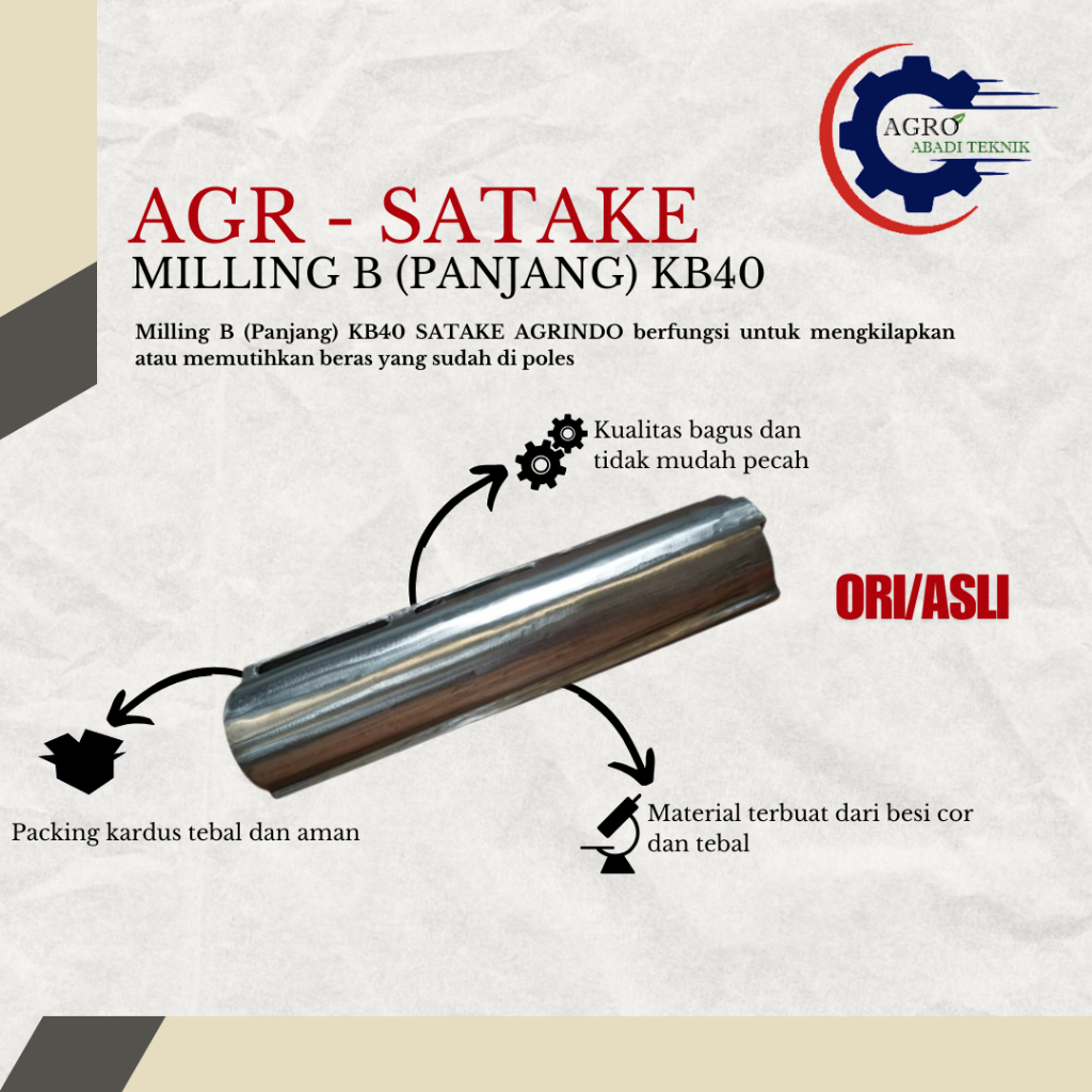 MILLING B (PANJANG) KB40 AGR SATAKE
