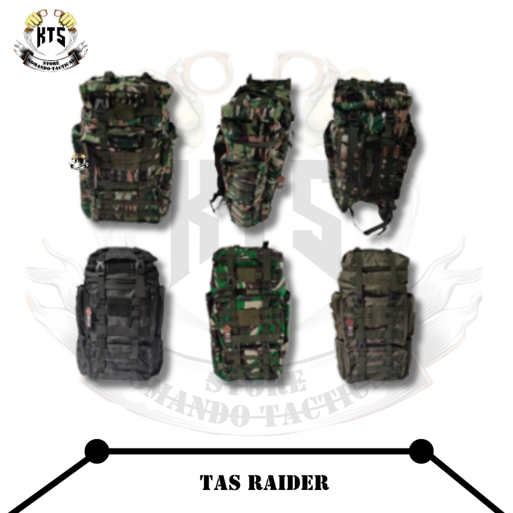 TERLARIS  Tas Ransel Punggung tas raider tas ransel army model jatah raider TNI  BISA COD