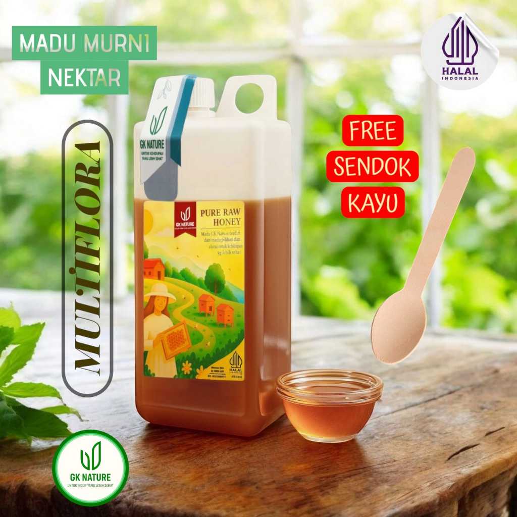 

Madu GK Nature Multiflora Super Asli 100% l 1 KG