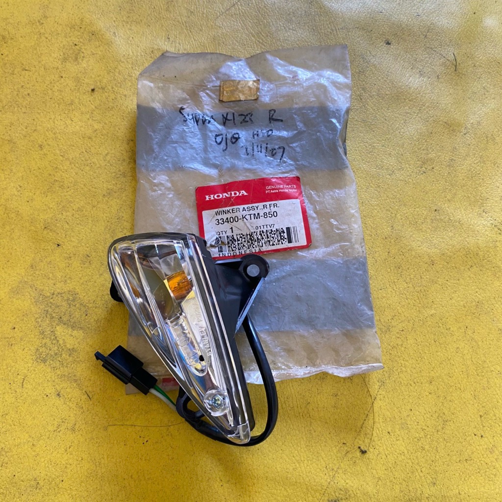 sein sen assy depan KANAN honda Supra x 125 Old original AHM 33400-KTM-850