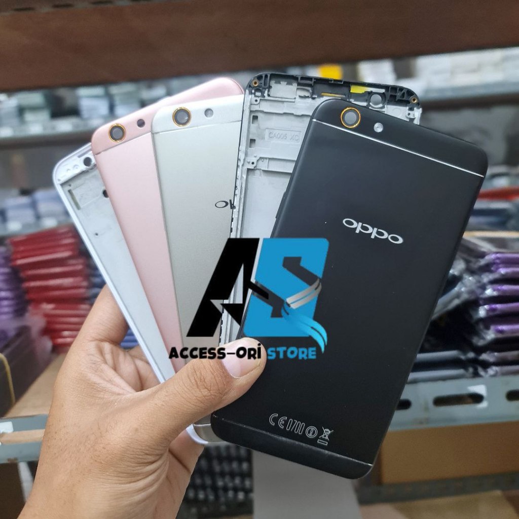 Casing Housing Fullset HP Oppo F1S A59 A1601 CPH1601 Backdoor + Frame LCD Bekdor Kesing Full Set