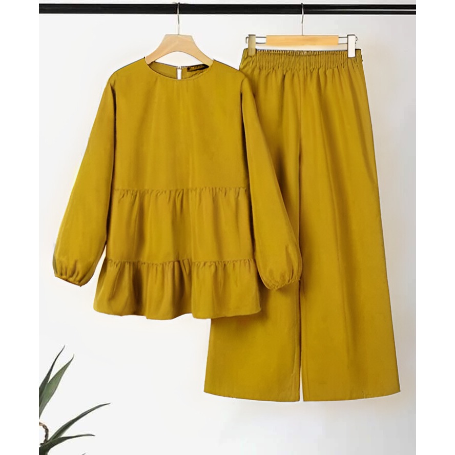 D'QLA - ZAHRA SET/TUNIK/BLOUSE/SETELAN DEWASA ANAK