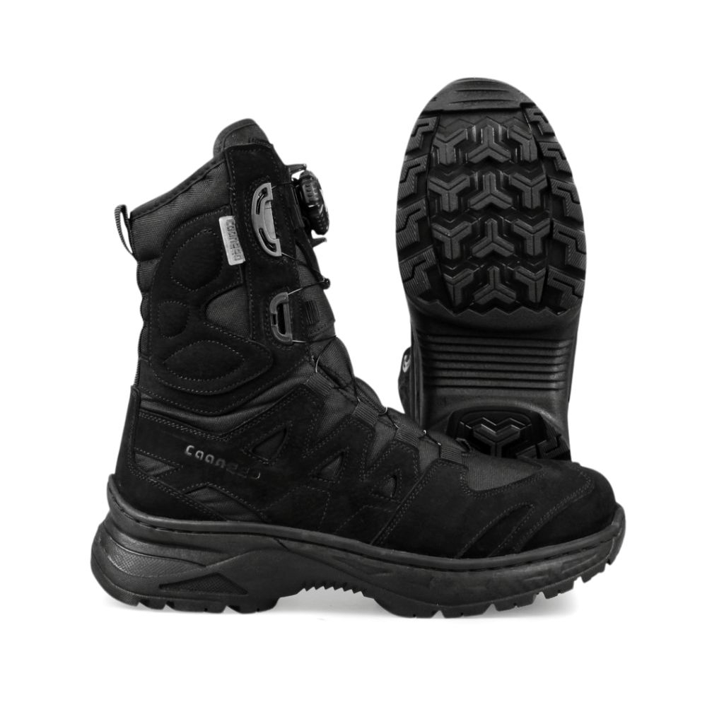 Caanggo C-227G Lengger Sepatu pdl Boots Brapo kopassus Laethr Nubuk Black