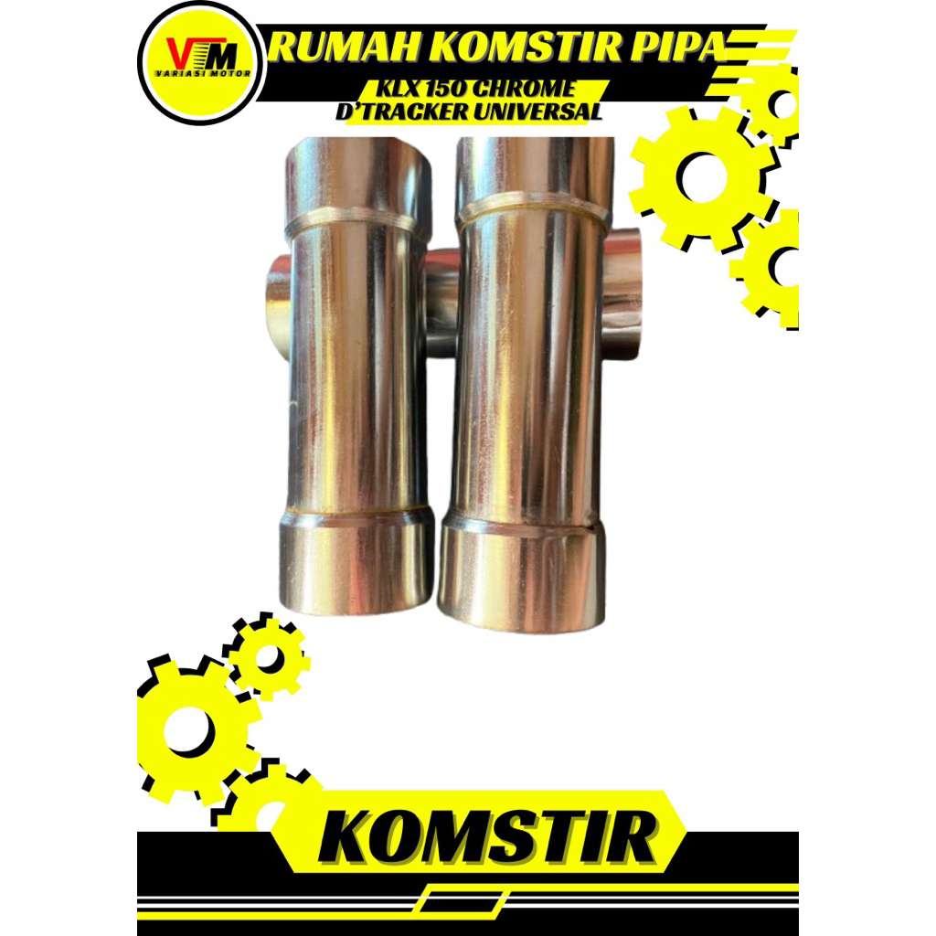 Pipa Rumah Komstir Klx 150 Universal Bebek Gtx Rangka Modif Trail