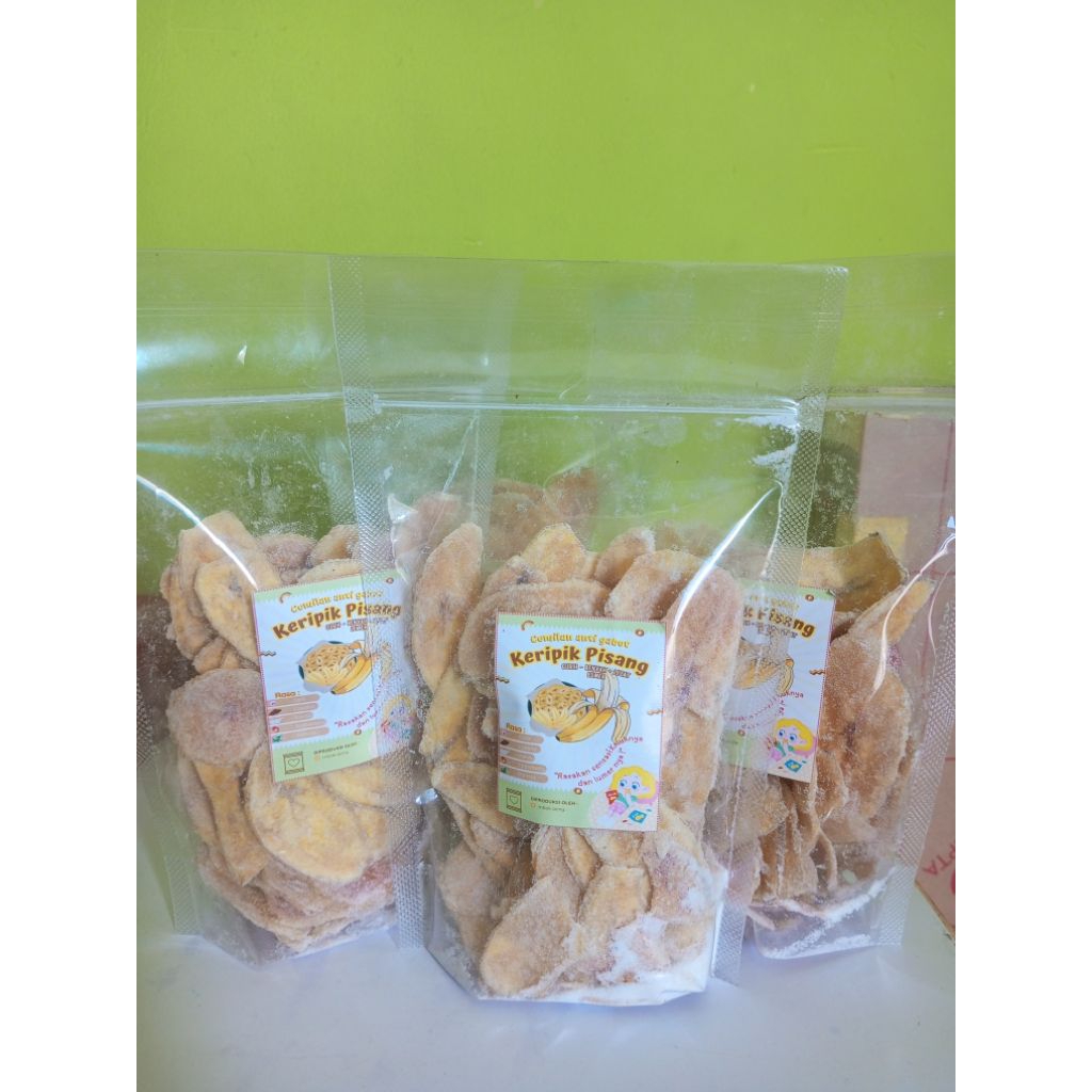 

keripik pisang gula salju