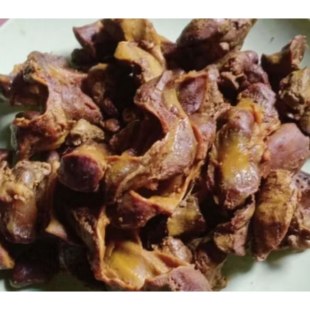 

Hati Ampela Bebek Ungkep Plus Sambal