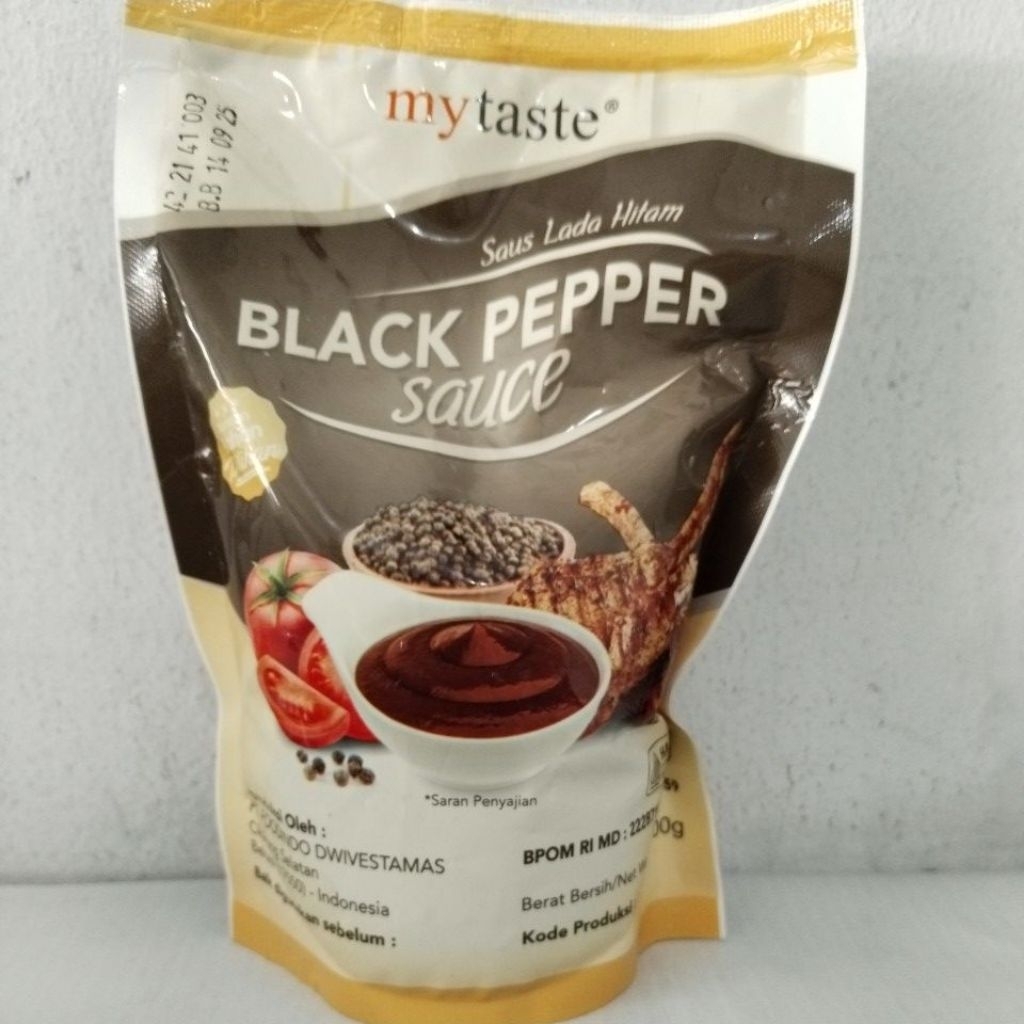 

Saus lada hitam/Black Pepper sauce 500 gram