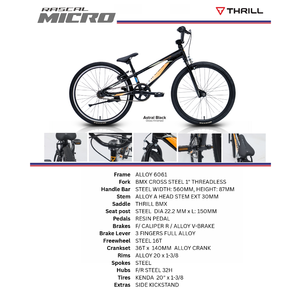 SEPEDA BMX THRILL RASCAL MICRO