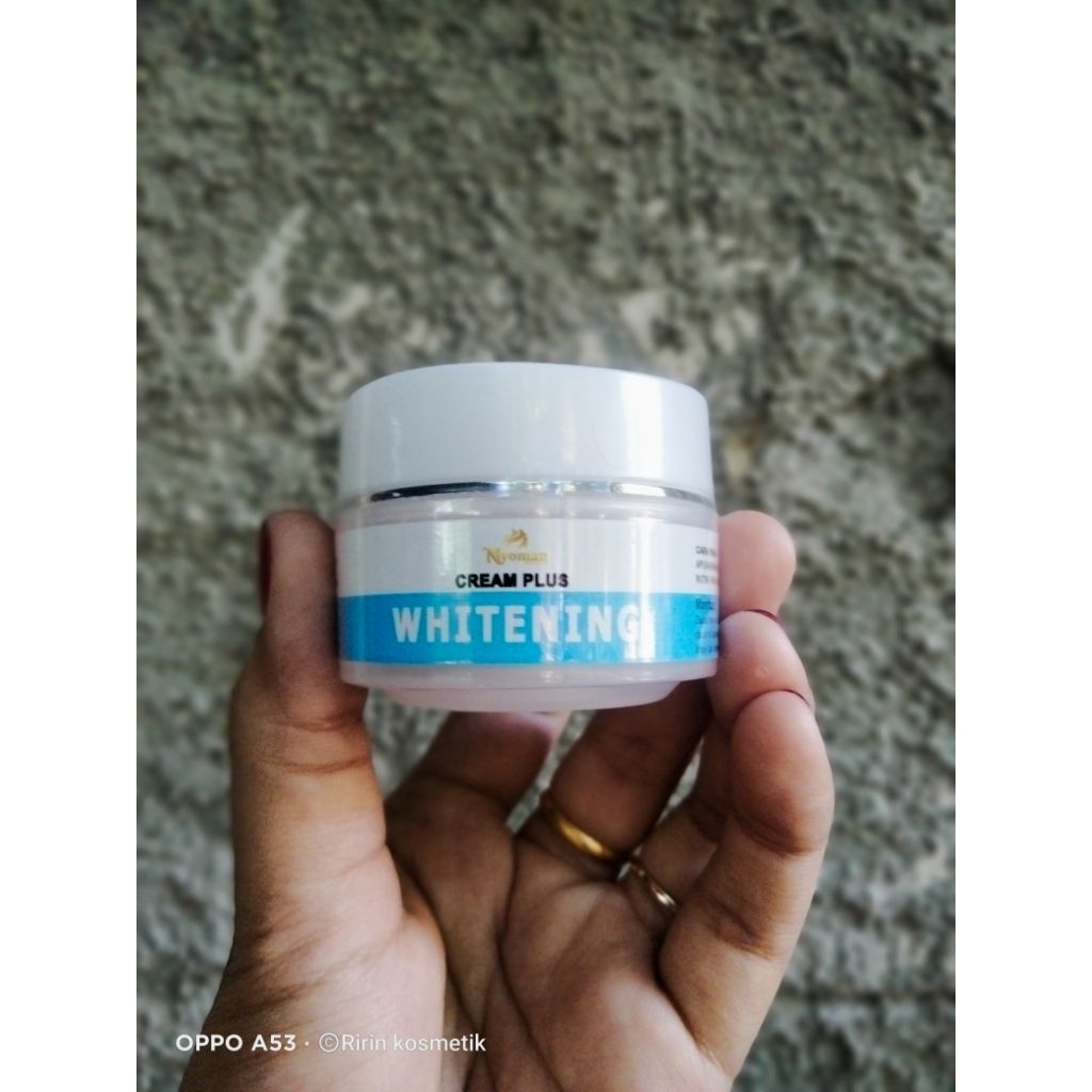 Cream Plus Whitening Nyoman Skincare Whitening plus  Free Gift Spesial