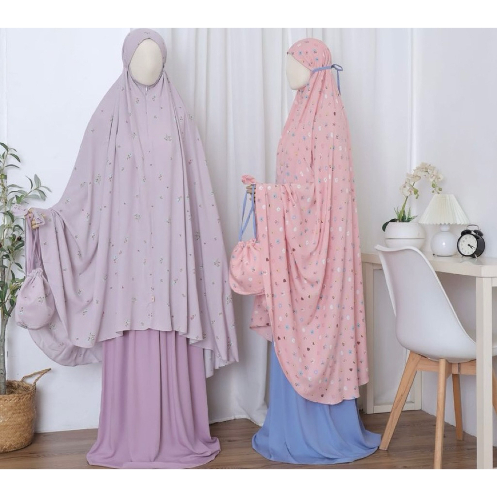 Mukena Jumbo 2in1 Rayon Valencia