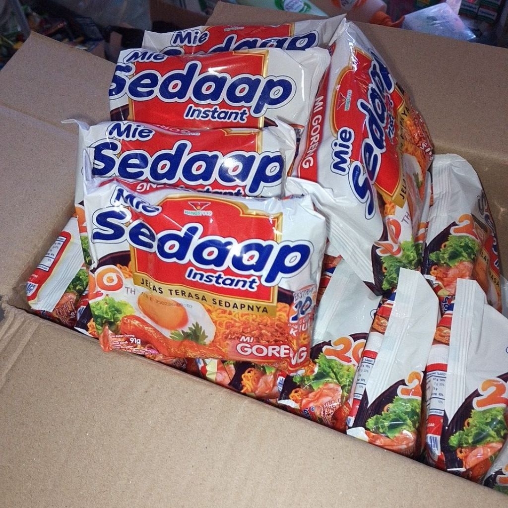 

(10pcs) SEDAAP goreng mie instan 91 grm