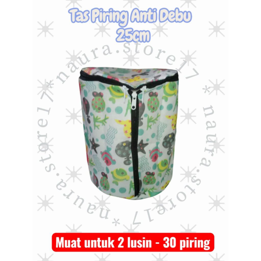 TAS PIRING ANTI DEBU DIAMETER 25CM / TAS PIRING TEBAL BANJARMASIN