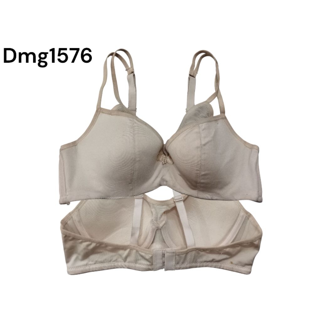 #E Dmg1576 bra branded bra berbusa berkawat bra Riject size 32B