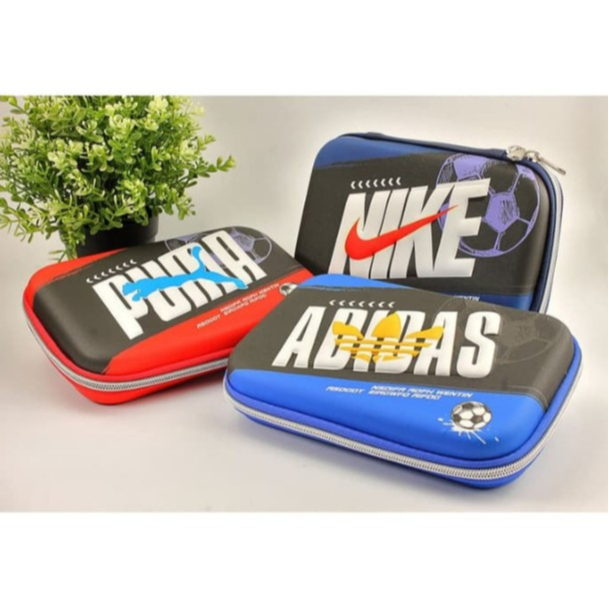 

Kotak Pensil Resleting Nike, Adidas, dan Puma / Pencil Case Sport BIG