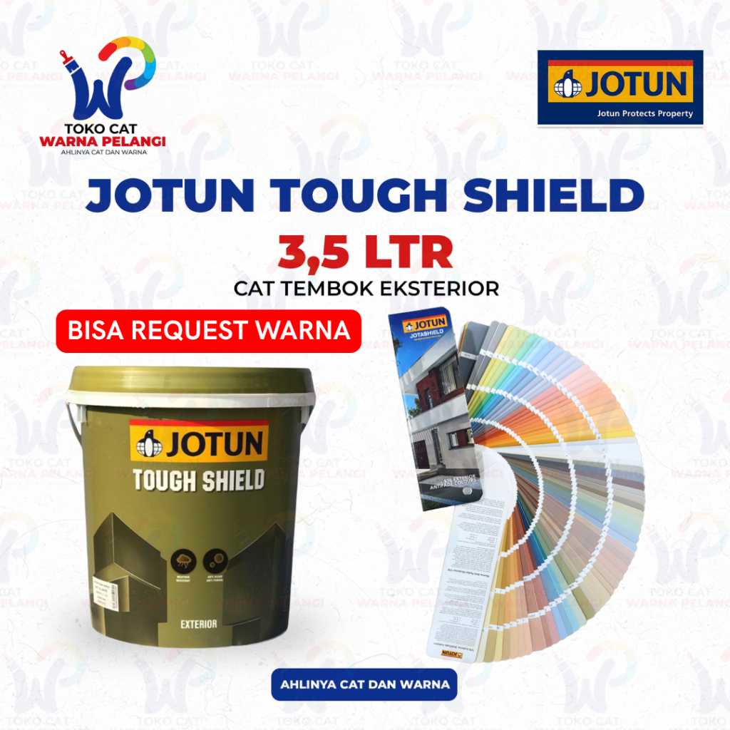 Cat Tembok Exterior JOTUN Tough Shield 3,5 Liter (5 KG) | Cat Jotun Tembok Luar Tough Shield 3,5 Ltr