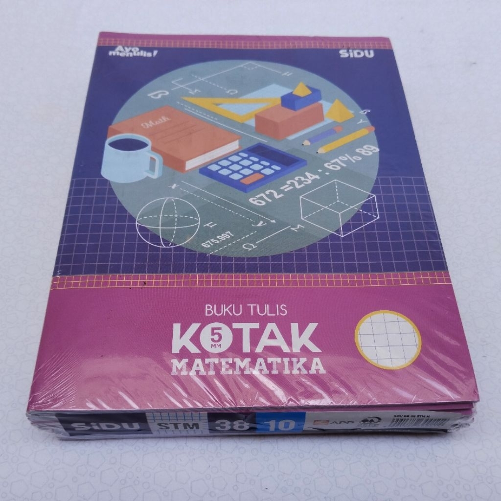 

Buku Tulis SIDU Kotak/Strimin 38 Lembar (1 pack isi 10)