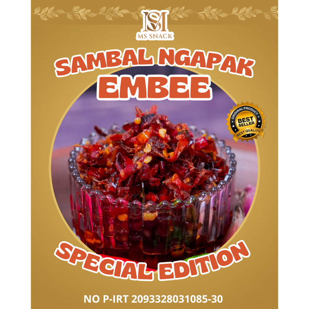 

Sambal Ngapak Embee Khas Bali Pedas Gurih Siap Santap