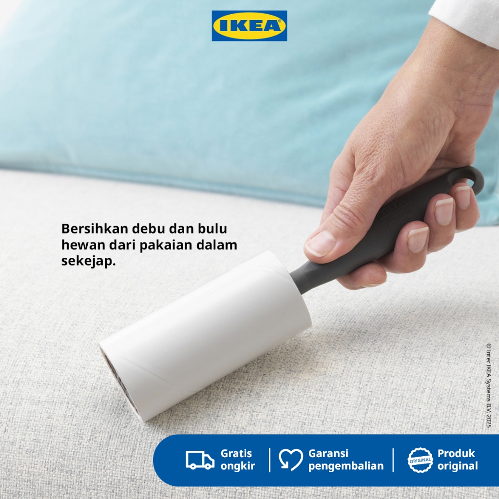IKEA BASTIS Roll Isi Ulang untuk Roll baju Pembersih bulu I 1 Paket isi 4