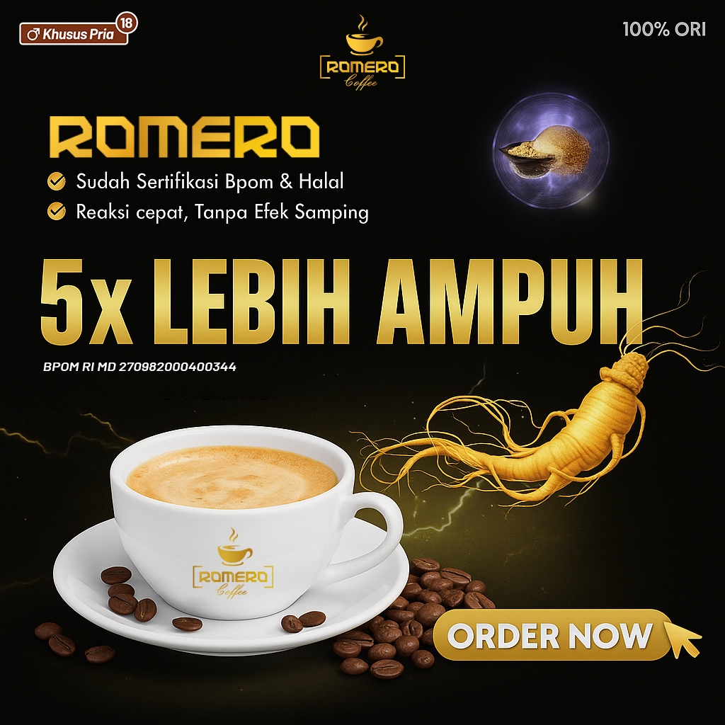 

Romero Coffee Pelopor Kopi Ginseng Di Indonesia, Kualitas Terbaik dengan Aroma dan Citarasa Mantap