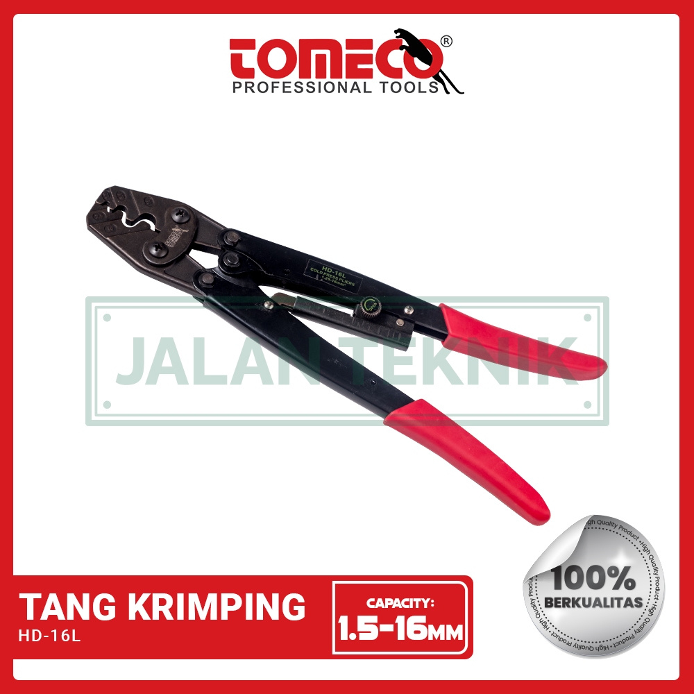 Tang Crimping Hand Crimping Tool (1.5-16mm) Tomeco HD-16L