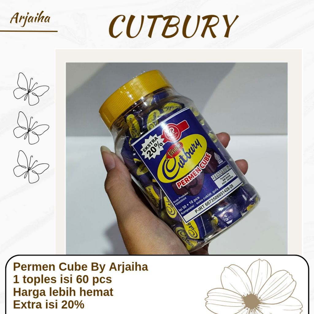 

PERMEN CANDY CUBE CUTBURY ISI 60 PCS