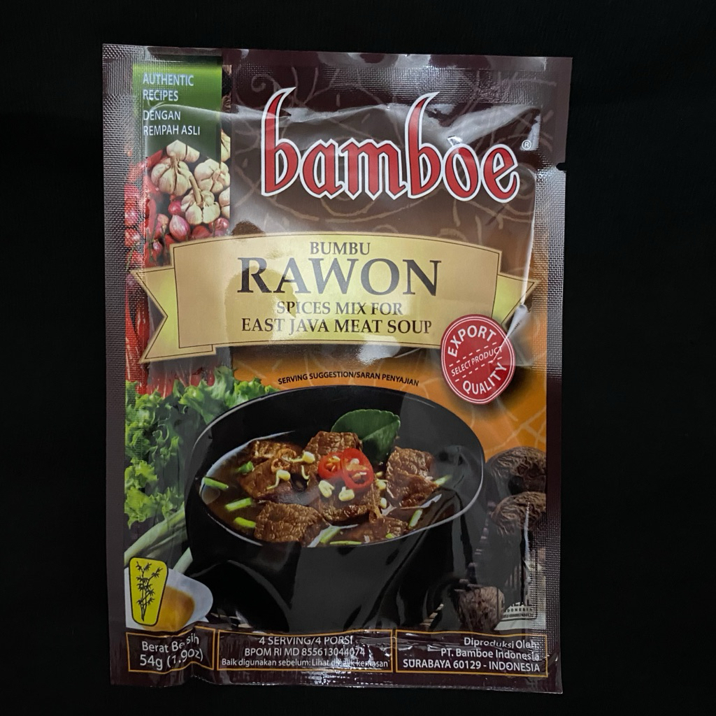 

BAMBOE BUMBU RAWON INSTANT SPICE MIX
