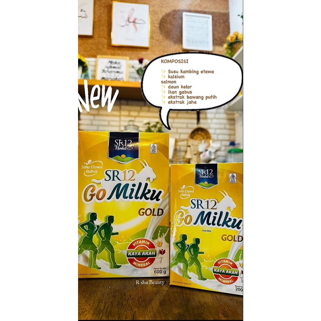 

Susu Kambing etawa Go Milku SR 12 Varian Gold