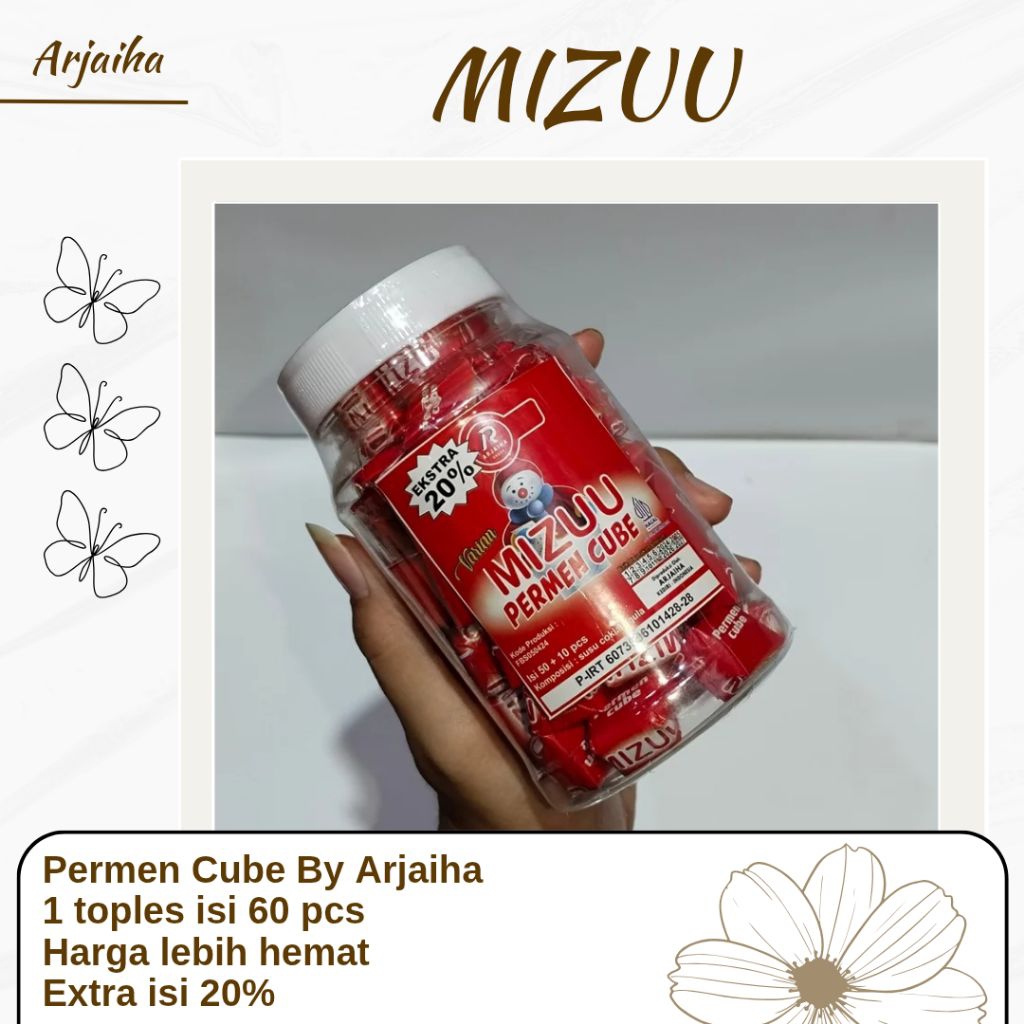 

PERMEN CANDY CUBE MIZZUU ISI 60 PCS
