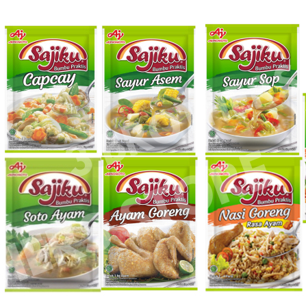 

AJINOMOTO SAJIKU BUMBU PRAKTIS KEMASAN 30 GRAM