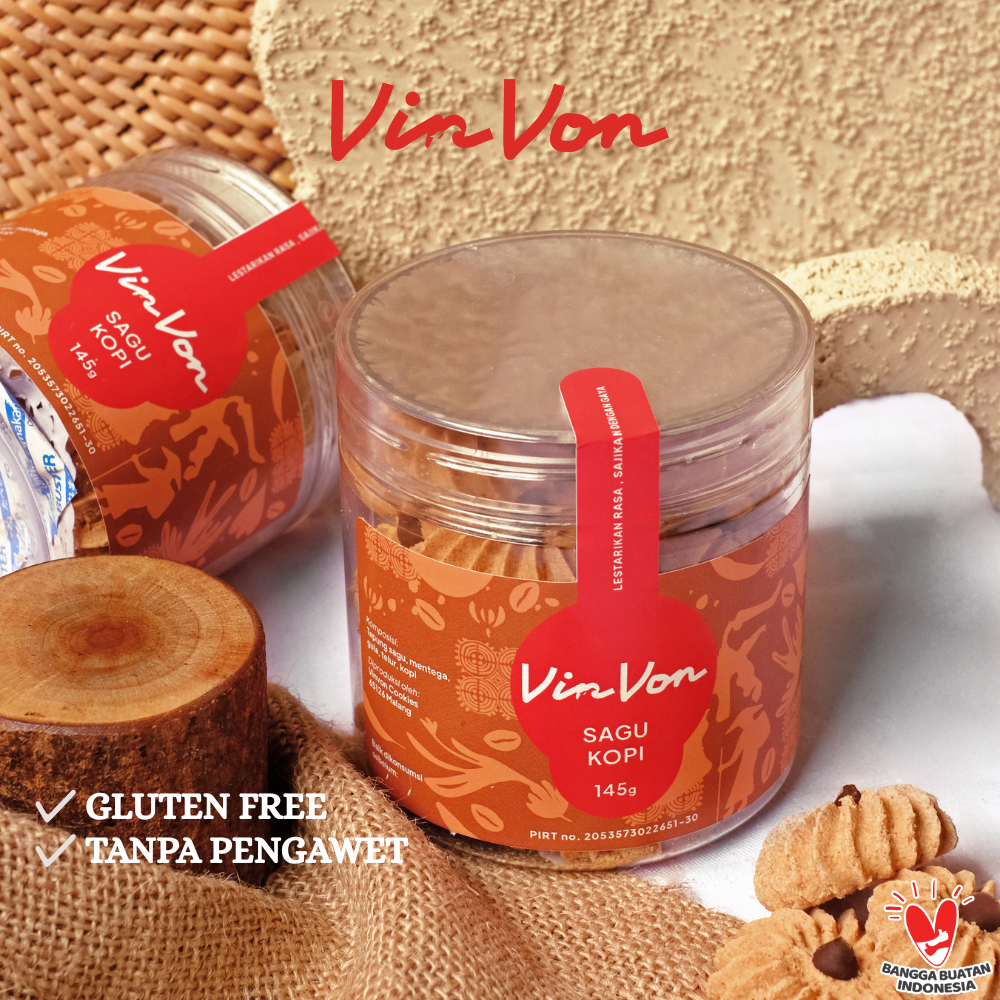 

Vinvon - Sagu Kopi 145 gr | Kue Kering | Kopi | Sagu | Snack