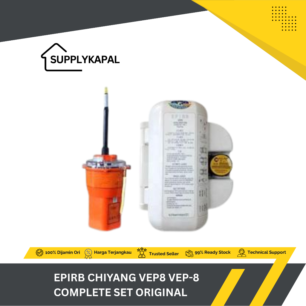 EPIRB CHIYANG VEP8 VEP-8 Complete Set Original