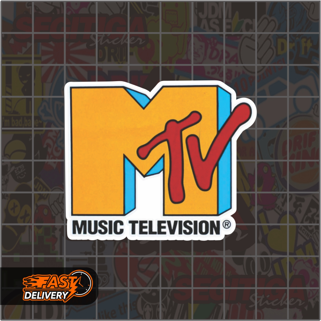 

Sticker M Tv Music Television Ukuran 6 x 5 Cm