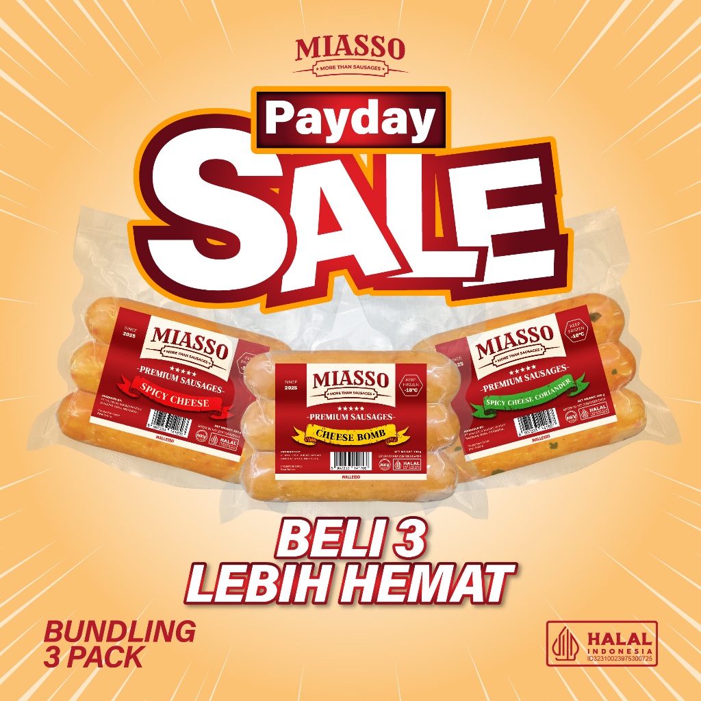 

MIASSO BUNDLING PACK - Mix Variant | Premium Sausages
