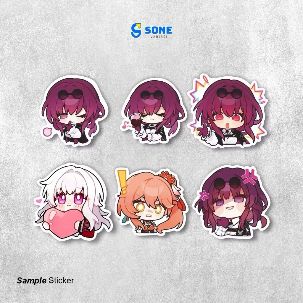 

Sticker Pack Sticker Aesthetic Anti Air untuk Personalisasi Laptop, HP, Koper dan Helm (46)