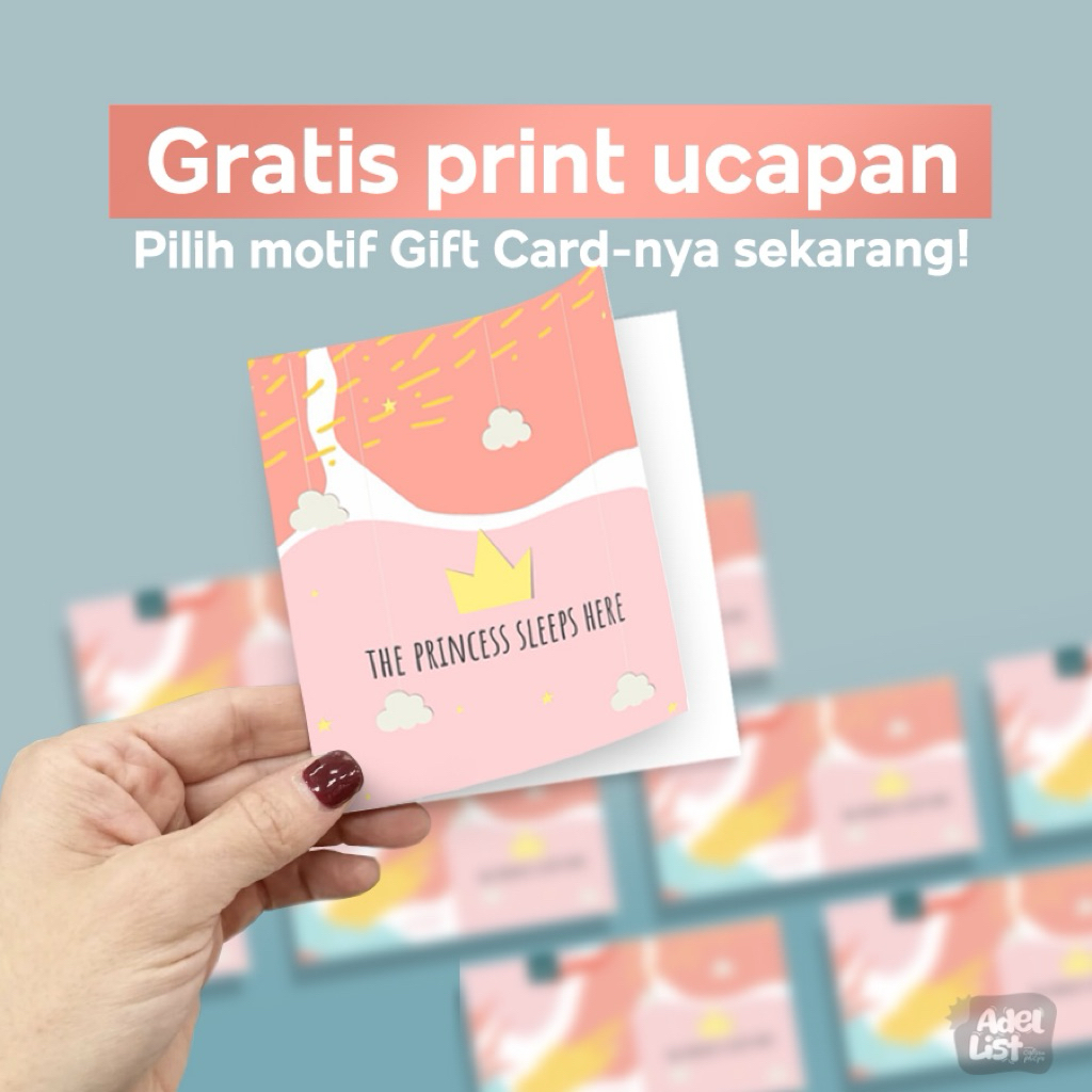 

Gift Card The Princess Sleeps Here GC003