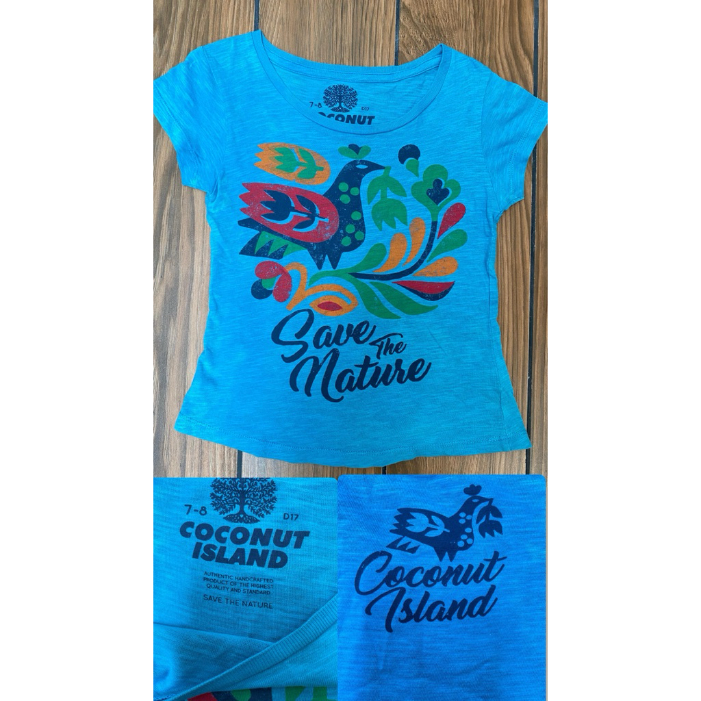 kaos anak coconut island
